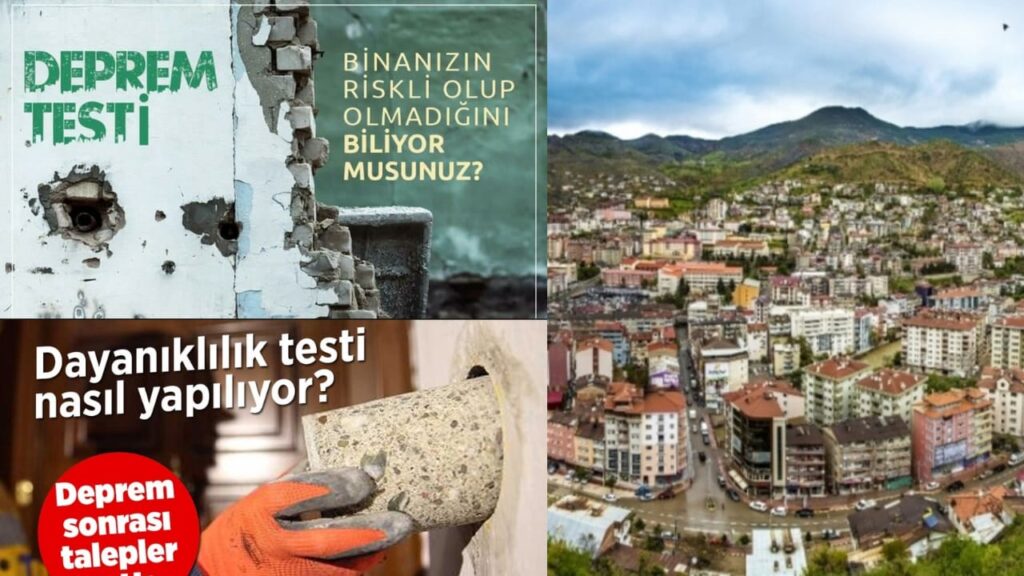 GÜMÜŞHANE BİNA DEPREM TESTİ VE SAĞLAMLIK RAPORU NEDİR?